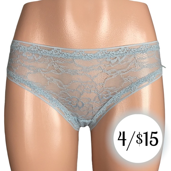 Jessica Simpson Other - NWOT JESSICA SIMPSON Powder Blue Lace Panty Medium